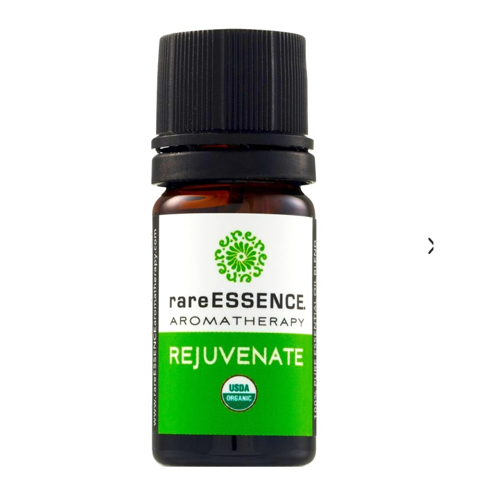 NIB rareESSENCE Aromatherapy Organic Essential Oil Blend, 5ml, Rejuvenate